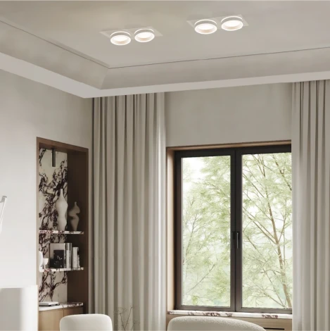 Встраиваемый светильник под лампу GX53 белый Wolta Luce WDL-GX53/06W-02