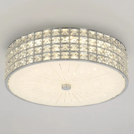 Потолочная люстра RGB на штанге Citilux Портал CL32415G1 (LED, 220V, пульт управления, круглые)