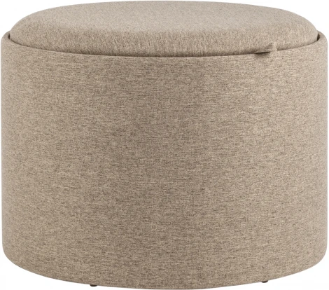 Пуф-столик с ящиком Хюгге L рогожка бежевый УТ000035342