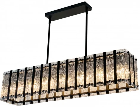 Потолочная люстра на штанге iLamp Panorama L4688-91 MBK (220V)