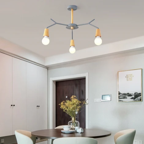 Потолочная люстра на штанге Les Color D72 Blue Imperiumloft ﻿Lesc_01 (220508-23)