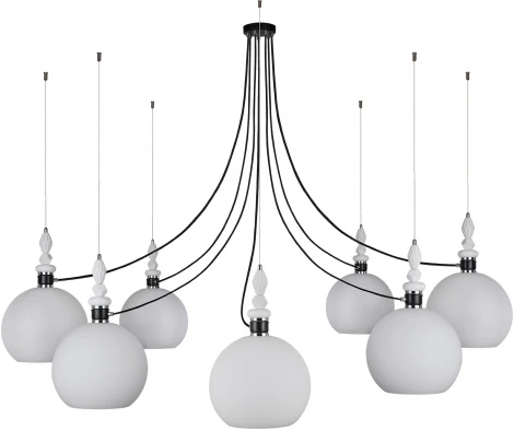 Подвесная люстра 33 Идеи PND182.07.17CH.003BL-S37WH (220V, на тросе, паук)