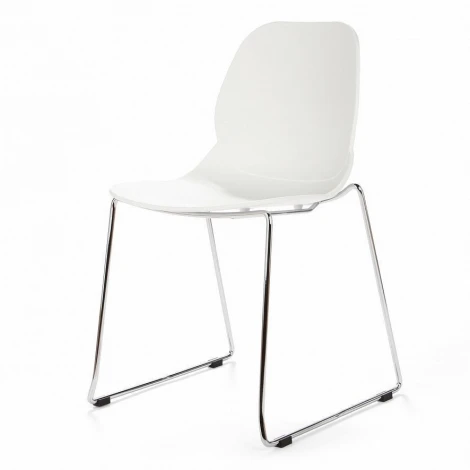 Пластиковый стул Lightweight Белый