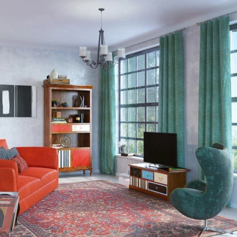 Комод под ТВ Gouache Birch 5 ящиков