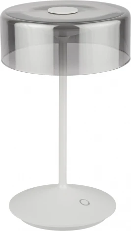 Интерьерная настольная лампа светодиодная с аккумулятором Ubiqua Crystal 332101 (регулировка яркости, сенсорный выключатель, IP54)