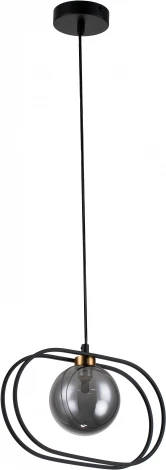 Подвесной светильник Spazio V000159 (11017/1P Black) (220V, на проводе, шар)