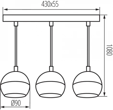 Подвесной светильник Kanlux GALOBA 33685 (220V)