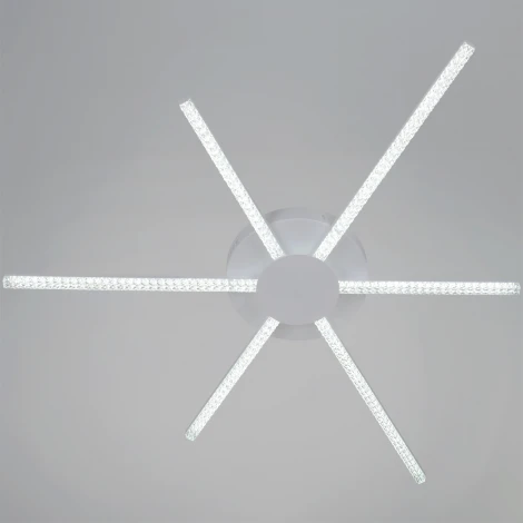 Потолочная люстра светодиодная с пультом  и ночным режимом Reluce 06537-0.3-3+3 WH (Умный дом) (220V)