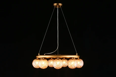 Подвесная люстра Aployt Ola APL.764.03.09 (220V, на тросе, шарики)