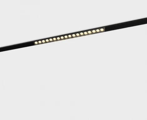 Трековый светильник Downlight магнитный 18W 48V Italline IT09-9011 black 3000K (LED)
