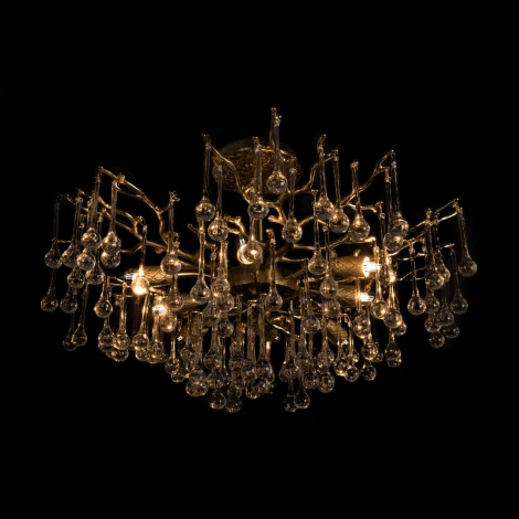 Потолочная люстра на штанге Loft It Coral 10351/600C AB (220V, ветки)