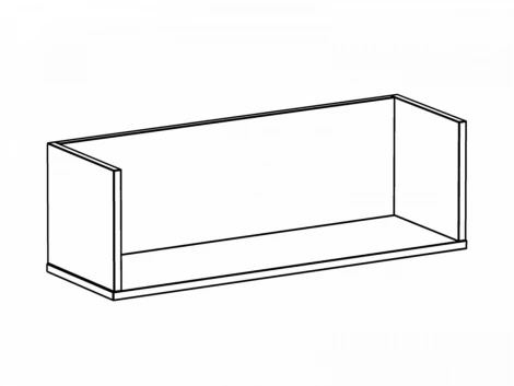Полка Play ОГОГО 331619 (ясень коимбра)