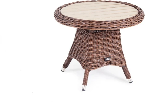 "Равенна" кофейный стол из искусственного ротанга, цвет коричневый 4SIS арт.УТ-00001775