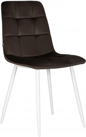 Стул обеденный CHILLY (Эспрессо Holland 74, основание белое)