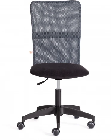 Компьютерное кресло игровое Tetchair START (Флок,Ткань/Черный,Серый) 20603