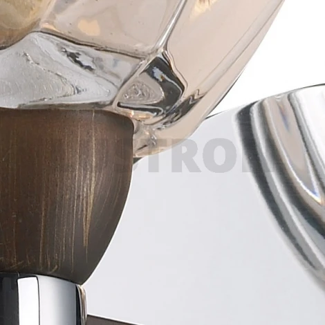 Бра N-Light 418 418-01-11W chrome + wengue