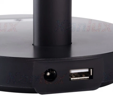 Офисная настольная лампа светодиодная с регулировкой яркости и USB-портом Kanlux REXAR 33071