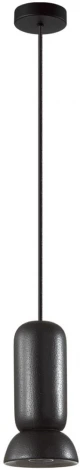 Подвесной светильник Odeon Light Kerama 5054/1D PENDANT черный/металл/керамика GU10 LED 4W (220V, на проводе, круглые)