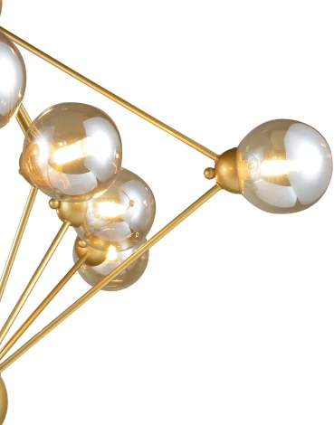 Подвесная люстра Natali Kovaltseva Stuttgart 91006/10C GOLD