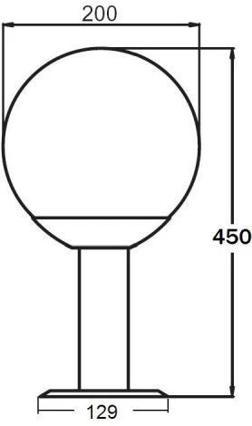 Наземный фонарь Oasis Light 75304-450 SS