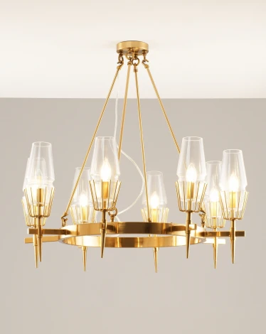 Подвесная люстра на штанге Moderli Stella V10360-8P (220V)