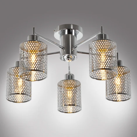 Потолочная люстра на штанге MyFar Solo MR1441-5C (220V)