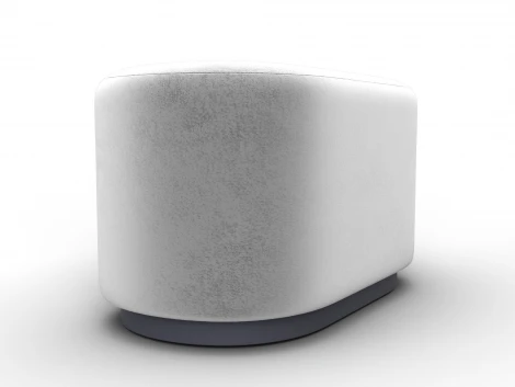 Пуф 007 (ДСП,Фанера/Пластик/Велюр/Молочный) Лига Диванов 132377