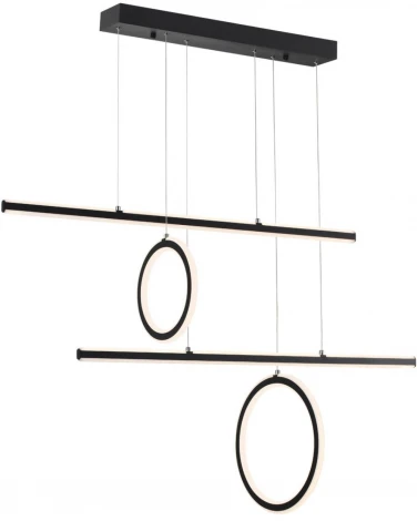 Светильник подвесной Novotech Ondo 359183, диммируемый, в комплекте пульт ДУ IP20 LED 4000К 116W 220V OVER (регулировка яркости, на тросе)