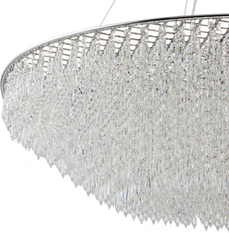 Подвесная люстра (12028/16PL Chrome) Indigo Intrigo V000370 (220V, хрусталь, на тросе)