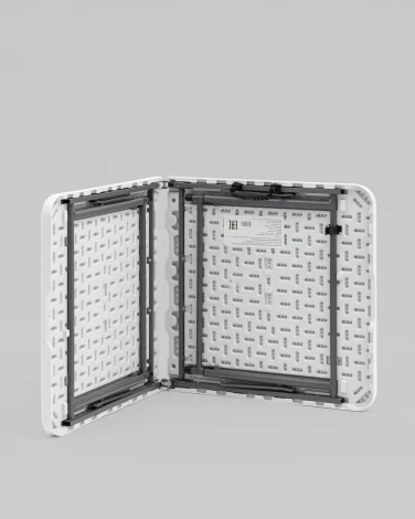 Стол-чемодан складной Stool Group 122*61*74 см с регулировкой высоты серый арт.УТ000040164