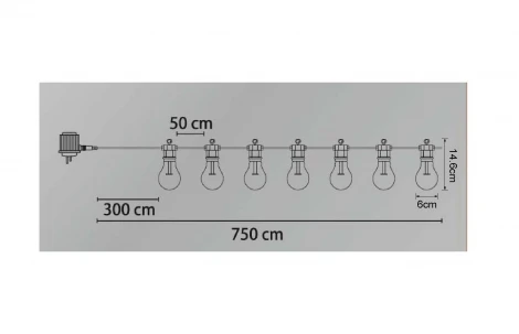 Гирлянда Globo 3303 3400S