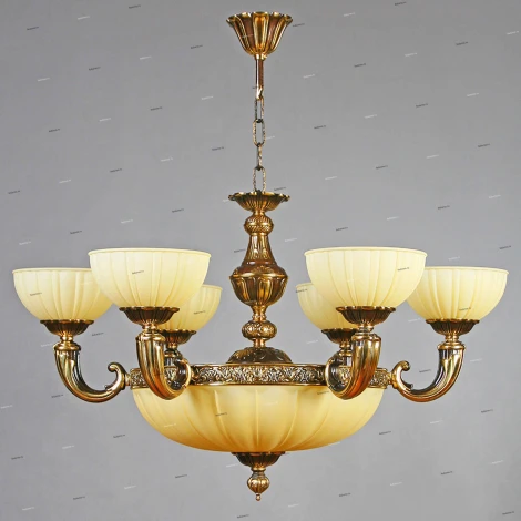 Подвесная люстра Ambiente by Brizzi Lugo 8539/6 PB (220V, на цепи)