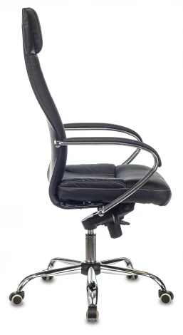 Кресло руководителя Бюрократ CH-609SL/ECO черный эко.кожа крестовина металл хром
