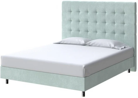 PROxSON Кровать Madrid Boxspring Standart (Ткань: Велюр Casa Мятный) 180x200