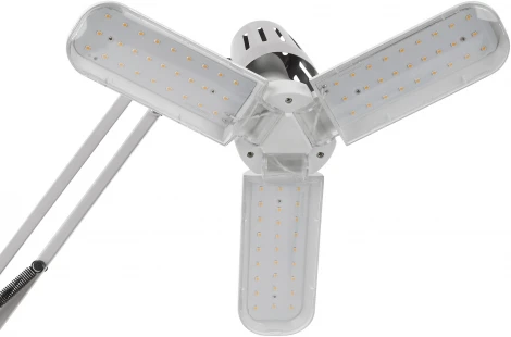 Фитолампа для растений светодиодная ЗРА FITO-24W-Ra90-E27-FOLD 3-х лепестковая полного спектра 24 Вт ЭРА