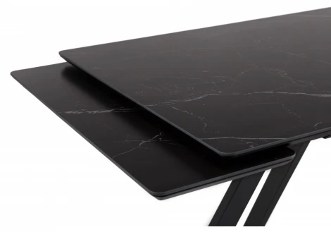 Керамический стол Вилли 120(180)х80 shakespeare black / черный 622897