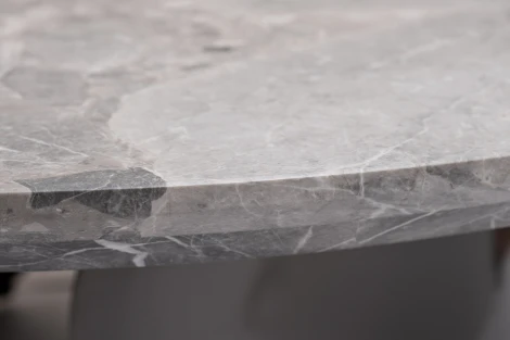 Стол журнальный натур.серый мрамор d 95*35см Garda Decor арт.57EL-79701