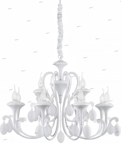 Подвесная люстра Arte Lamp Montmartre A3239LM-12WH