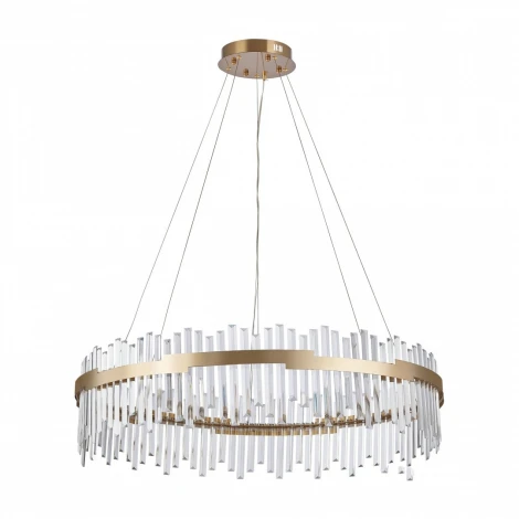 Подвесная люстра Arte Milano Venezia 312011/D1000 BS (регулировка яркости, LED, 220V, хрусталь, пульт управления, на тросе, круглые)