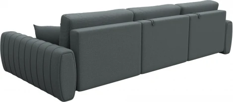 Диван угловой Лига-057 НПБ Лонг угол правый Лига Диванов (Рогожка) арт.129294