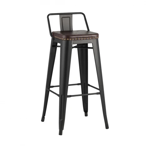 Стул барный TOLIX SOFT Черный матовый