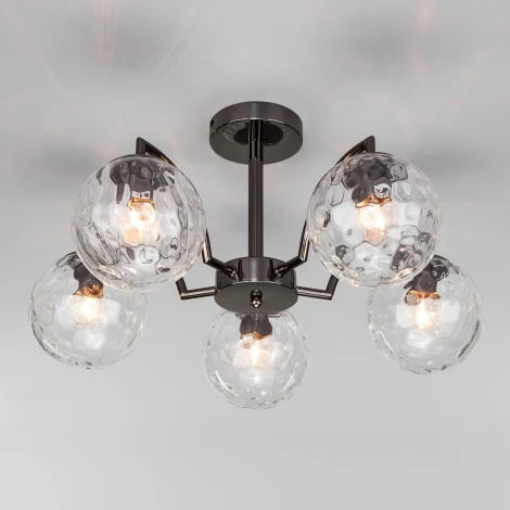 Потолочная люстра Eurosvet 30178/5 черный жемчуг