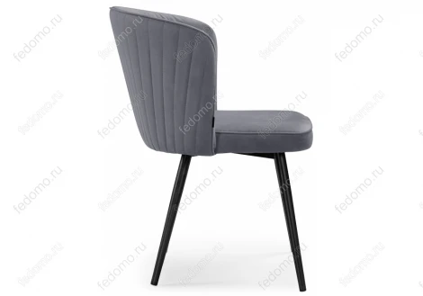Стул Woodville на металлокаркасе Фрибур velutto 32 / черный 462403