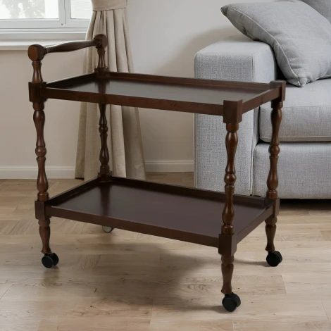 Стол сервировочный Бридж средне-коричневый Mebelik 002096