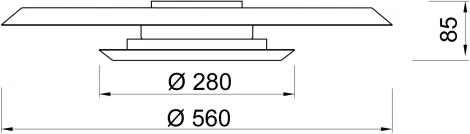 Потолочный светильник круглый Mantra Tina 9002 (LED, 220V, круглые)