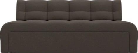 Диван кухонный прямой Люксор (Коричневый/Рогожка) Лига Диванов арт.123764