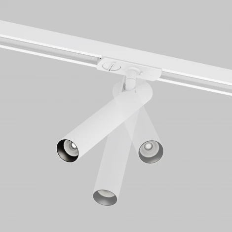 Трековый светильник однофазный Maytoni Focus T TR141-1-6W4K-M-W (LED, 220V, круглые)