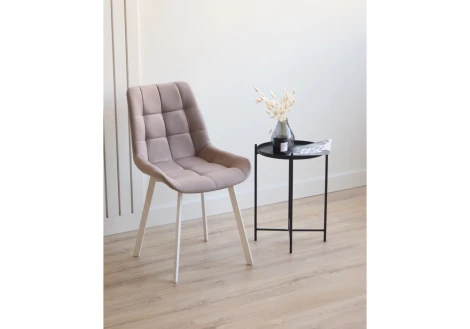 Стул на металлокаркасе Челси П латте (zd 290) / белый 632486