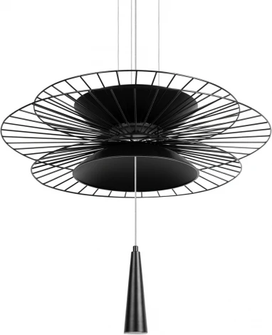 Подвесной светильник Loft It Star 10141B/600 Black (220V, на тросе, круглые, летающая тарелка)