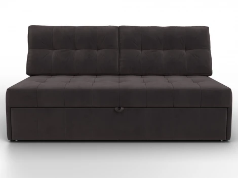 Диван прямой Лига-107 (160) (ЛДСП,Брус,Фанера,Велюр/Коричневый) Лига Диванов 134921